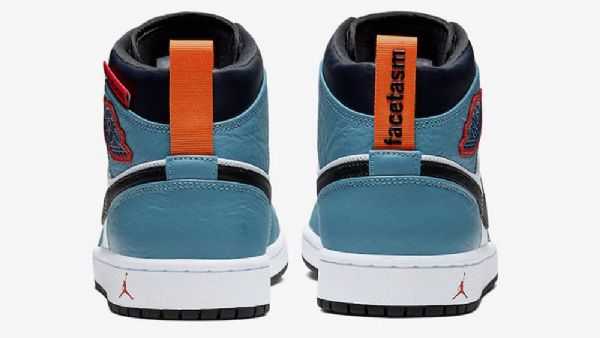 Pánské Boty Nike Facetasm Jordan 1 Mid Tops Fearless Modrý