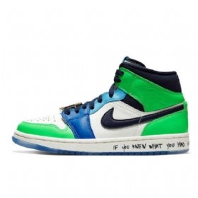 Pánské Boty Nike Melody Ehsani Jordan 1 Mid Tops Fearless Vícebarevné