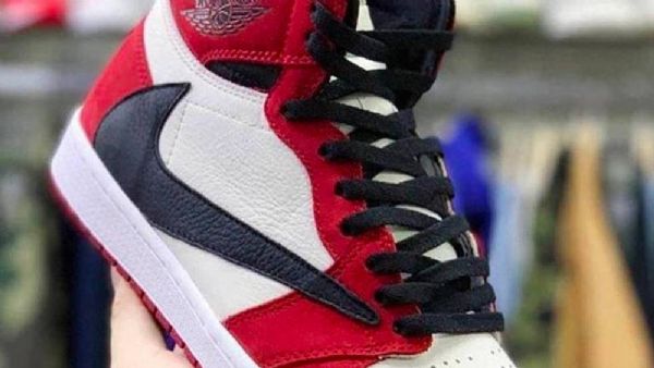 Pánské Boty Nike Travis Scott Air Jordan 1 Chicago Černá Modrý