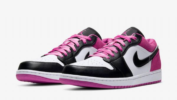 Pánské Fuchsiové Boty Nike Air Jordan 1 Low Tops