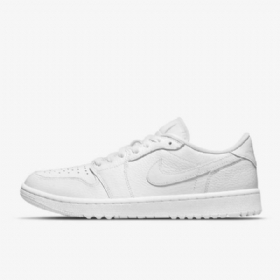 Pánské Golfové Boty Nike Air Jordan 1 Low Tops G V Bílé Barvě