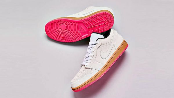 Pánské Nízké Boty Nike Air Jordan 1 Bílá Žlutá