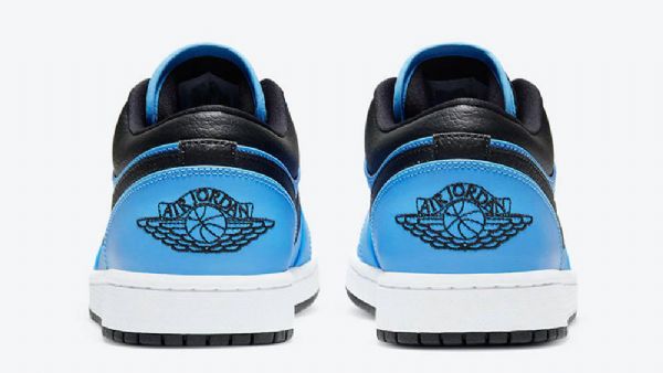 Pánské Nízké Boty Nike Air Jordan 1 Černá Modrý