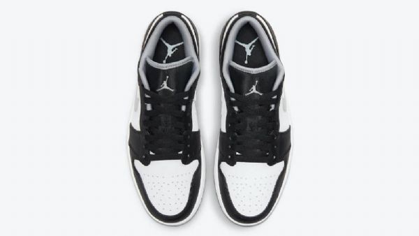 Pánské Nízké Boty Nike Air Jordan 1 Černá Šedá