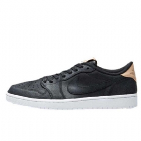 Pánské Nízké Boty Nike Air Jordan 1 Černé