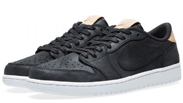 Pánské Nízké Boty Nike Air Jordan 1 Černé