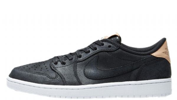 Pánské Nízké Boty Nike Air Jordan 1 Černé