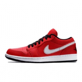 Pánské Nízké Boty Nike Air Jordan 1 Červené