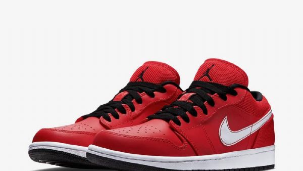 Pánské Nízké Boty Nike Air Jordan 1 Červené