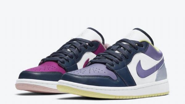 Pánské Nízké Boty Nike Air Jordan 1 Fialové