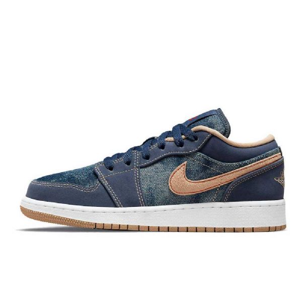 Pánské Nízké Boty Nike Air Jordan 1 Modré