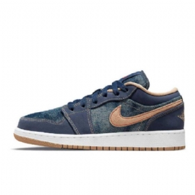 Pánské Nízké Boty Nike Air Jordan 1 Modré