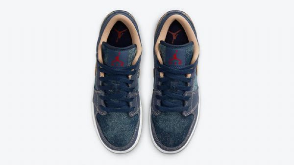 Pánské Nízké Boty Nike Air Jordan 1 Modré