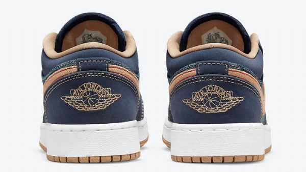 Pánské Nízké Boty Nike Air Jordan 1 Modré
