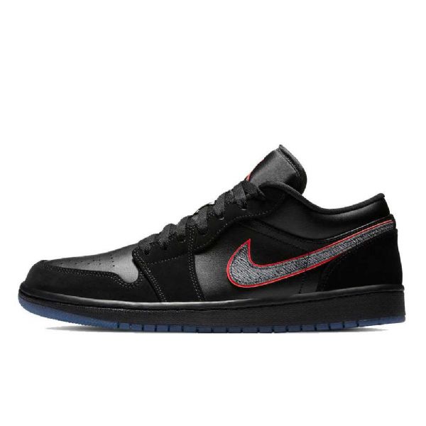 Pánské Nízké Boty Nike Air Jordan 1 Orbit Černá Červený