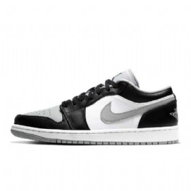 Pánské Nízké Boty Nike Air Jordan 1 Světle Šedé