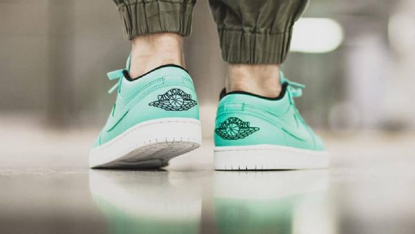Pánské Nízké Boty Nike Air Jordan 1 Tiffany V Tyrkysové Barvě