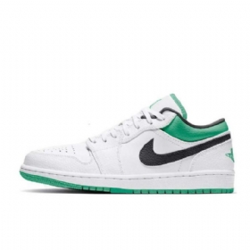Pánské Nízké Boty Nike Air Jordan 1 Zeleno-bílé