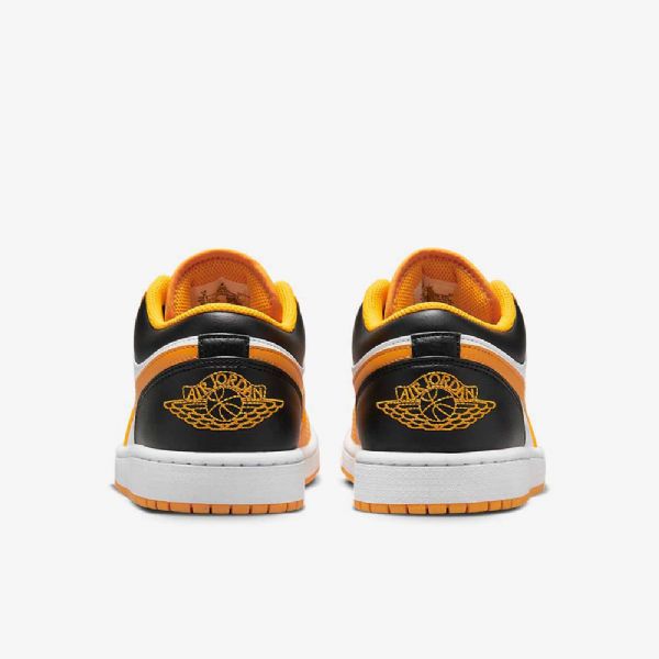 Pánské Nízké Boty Nike Air Jordan 1 Žlutá Bílá Černá