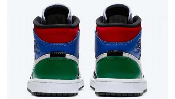 Pánské Patentované Boty Nike Air Jordan 1 Mid Tops Vícebarevné