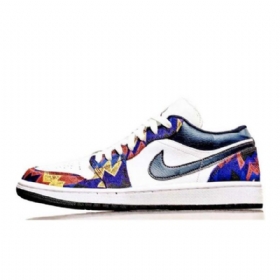 Pánské Polobotky Nike Air Jordan 1 Low Tops Sweater Vícebarevné