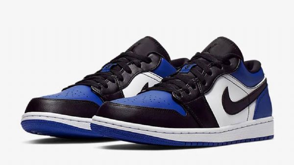 Pánské Polobotky Nike Air Jordan 1 Nízké Royal Toe Modrý Černá