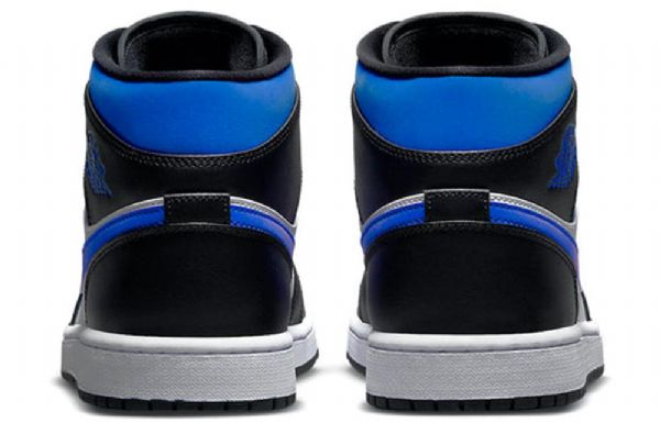 Pánské Retro Basketbalové Boty Nike Air Jordan 1 Mid Tops Modré