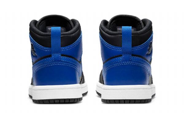 Pánské Retro Basketbalové Boty Nike Air Jordan 1 Mid Tops Ps Černá Modrý