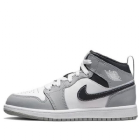 Pánské Retro Basketbalové Boty Nike Air Jordan 1 Mid Tops Ps Světle Šedé