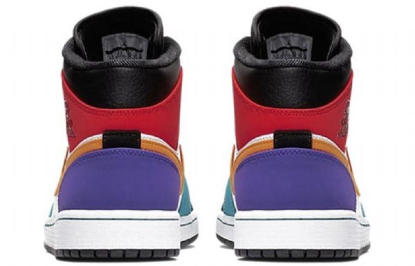 Pánské Retro Basketbalové Boty Nike Air Jordan 1 Mid Tops Vícebarevné