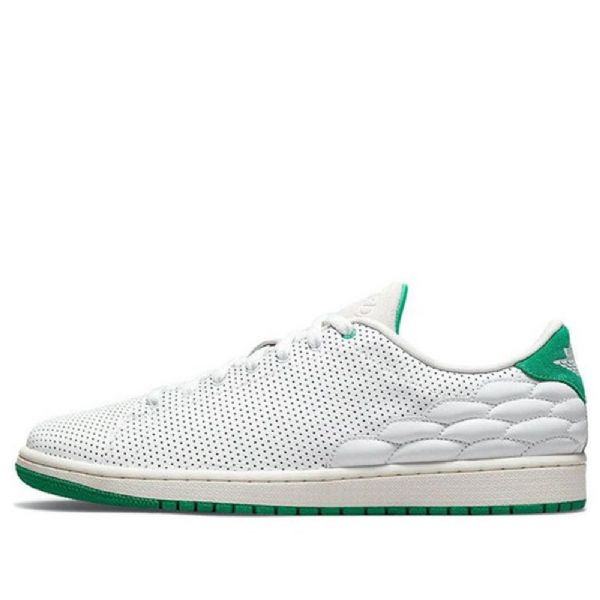Pánské Retro Basketbalové Boty Nike Air Jordan 1 Na Středový Kurt Bílo Zelené