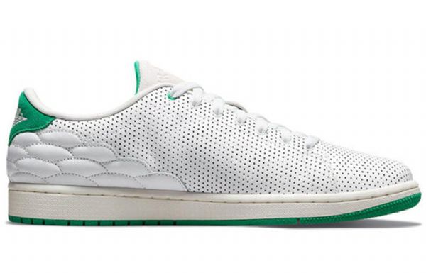 Pánské Retro Basketbalové Boty Nike Air Jordan 1 Na Středový Kurt Bílo Zelené