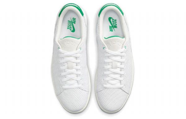 Pánské Retro Basketbalové Boty Nike Air Jordan 1 Na Středový Kurt Bílo Zelené