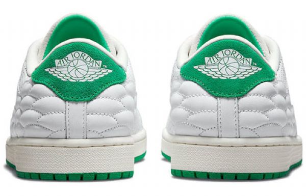 Pánské Retro Basketbalové Boty Nike Air Jordan 1 Na Středový Kurt Bílo Zelené