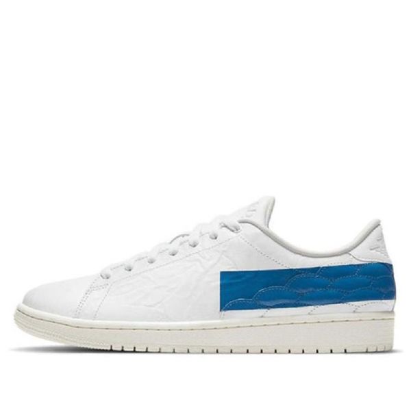 Pánské Retro Basketbalové Boty Nike Air Jordan 1 V Modré Barvě