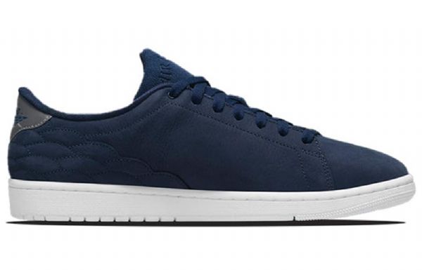 Pánské Retro Basketbalové Boty Nike Air Jordan 1 V Tmavě Modré Barvě
