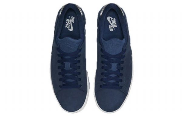 Pánské Retro Basketbalové Boty Nike Air Jordan 1 V Tmavě Modré Barvě
