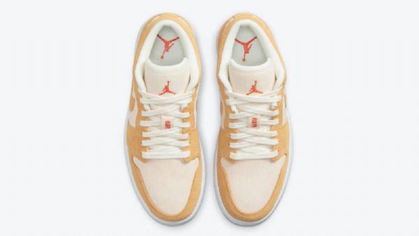 Pánské Semišové Manšestrové Kožené Boty Nike Air Jordan 1 Hnědé
