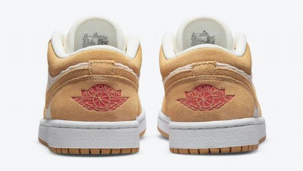 Pánské Semišové Manšestrové Kožené Boty Nike Air Jordan 1 Hnědé