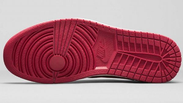 Pánské Široké Boty Nike Air Jordan 1 Low Tops Og Červený Černá