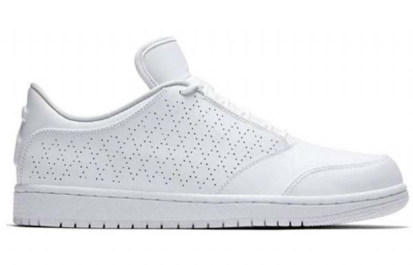 Pánské Skate Boty Nike Air Jordan 1 Flight 5 Low Tops Bílý