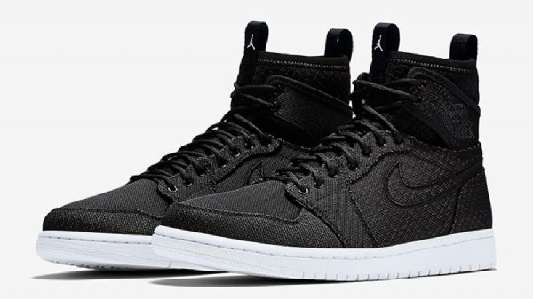 Pánské Ultra Boty Nike Air Jordan 1 High Tops Černá