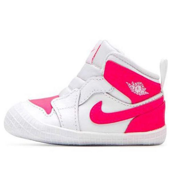 Retro Basketbalové Boty Nike Air Jordan 1 Crib Bootie Pro Děti Růžové