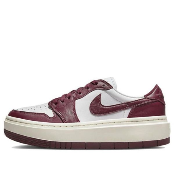 Retro Basketbalové Boty Nike Air Jordan 1 Elevate Low Tops Pro Ženy Vínově Bílé