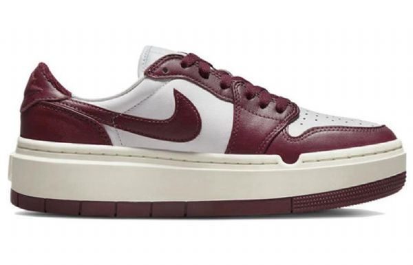 Retro Basketbalové Boty Nike Air Jordan 1 Elevate Low Tops Pro Ženy Vínově Bílé