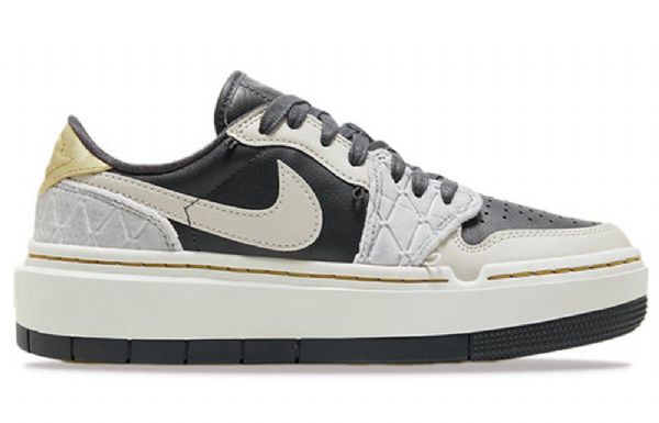 Retro Basketbalové Boty Nike Air Jordan 1 Elevate Low Tops Se Pro Ženy Šedé