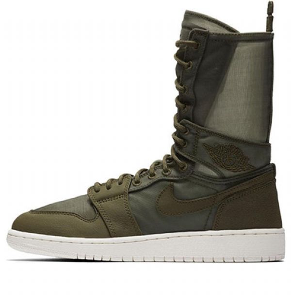 Retro Basketbalové Boty Nike Air Jordan 1 Explorer Xx Pro Ženy Army Zelená