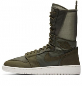 Retro Basketbalové Boty Nike Air Jordan 1 Explorer Xx Pro Ženy Army Zelená