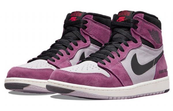 Retro Basketbalové Boty Nike Air Jordan 1 High Tops Element Gtx Pro Muže Světle Vínové