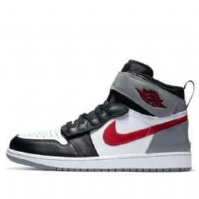 Retro Basketbalové Boty Nike Air Jordan 1 High Tops Flyease Pro Muže Šedé